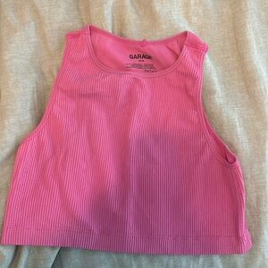 Medium, pink Garage crop top